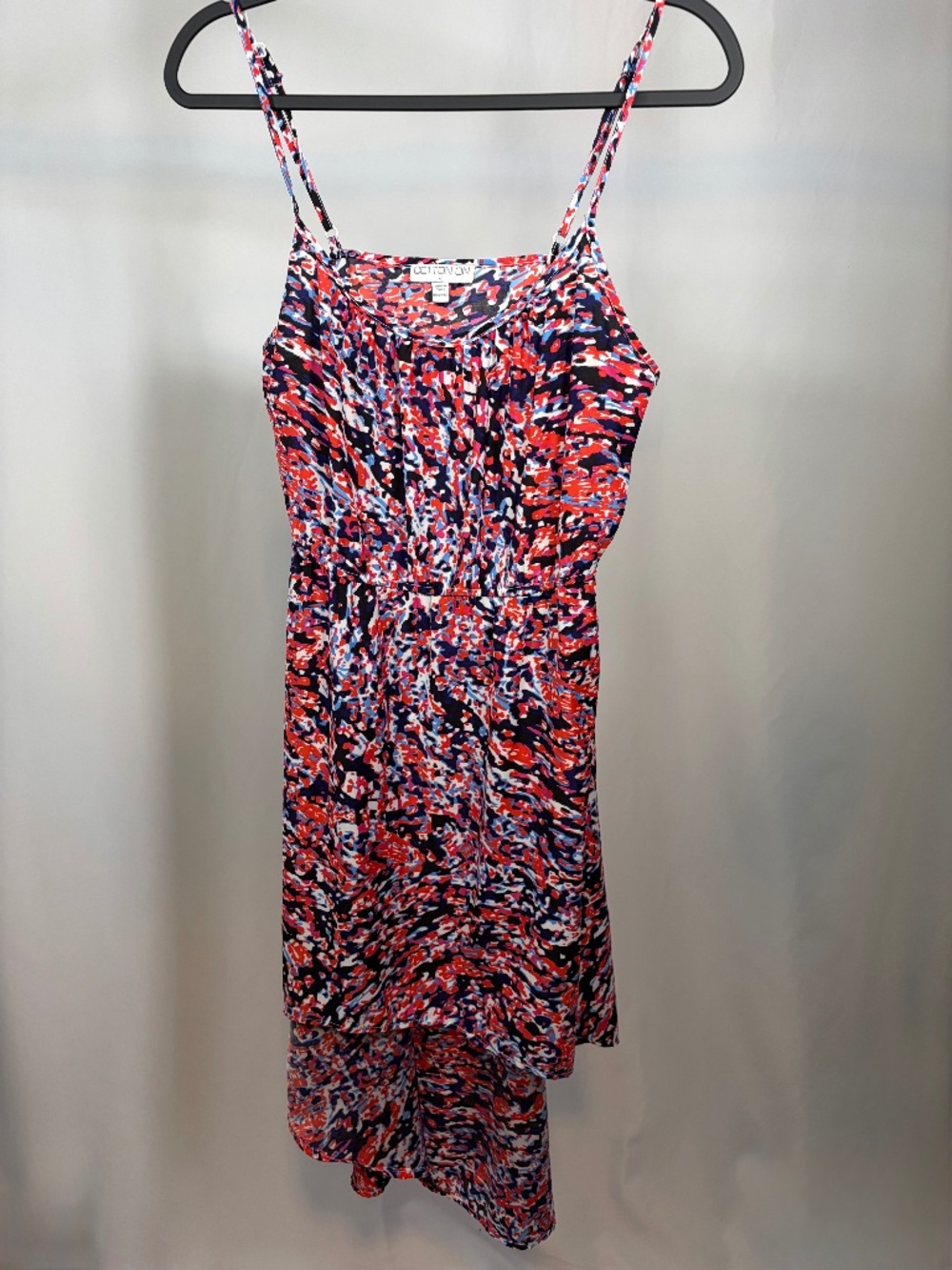 Cotton On Fluttery Abstract Print High-Low Dress Size M